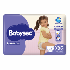 Pañal Desechable Superflex XXG BABYSEC X 32 Uds