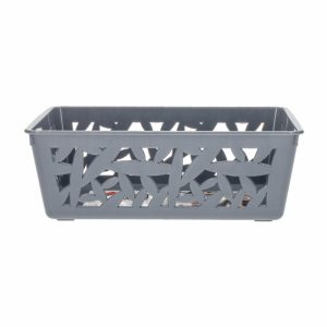 Canastilla Papiro Gris Oscuro CASA PICA Pequeña