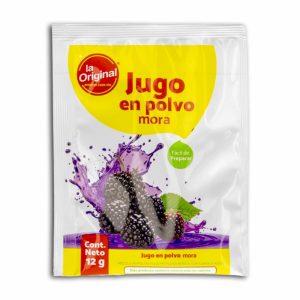 Jugo En Polvo Sabor A Mora LA ORIGINAL 12 G