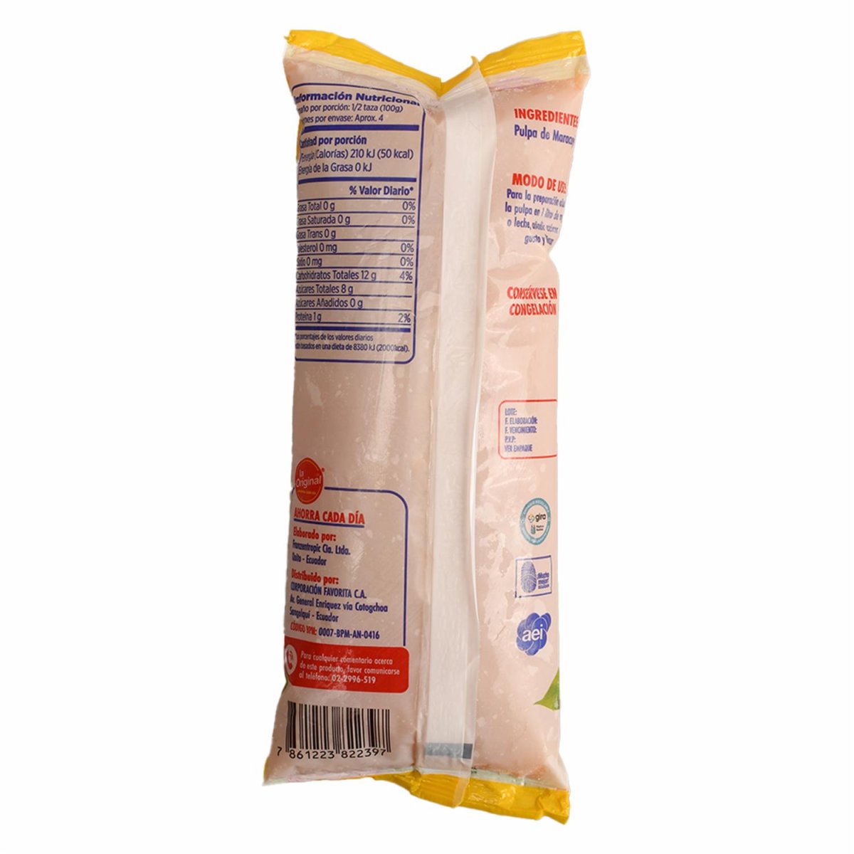 Pulpa Congelada De Maracuyá LA ORIGINAL 375 G - Imagen 5