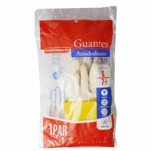 Guantes Antideslizante Talla 7 1/2 S SUPERMAXI 1 Par