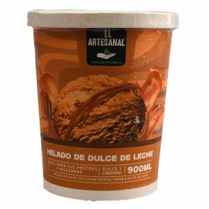 Helado De Dulce De Leche EL ARTESANAL 900 Ml