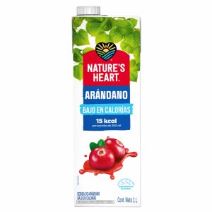 Jugo De Arándanos Bajo Calorías Sin Gluten NATURE´S HEART 1000 ml
