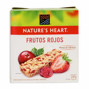 Barra Energética De Frutos Rojos NATURE´S HEART 138 G