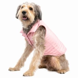 Chaleco Para Mascota Acolchado Rosa NENUU Talla 3 Extra Grande
