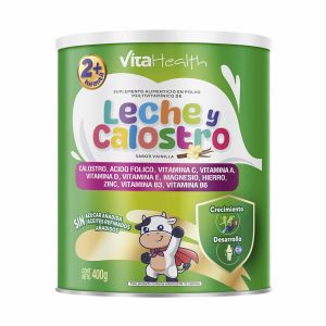 Suplemento Leche Infantil Calostro Con Vitaminas Calcio Y Hierro VITAHEALTH 400 G