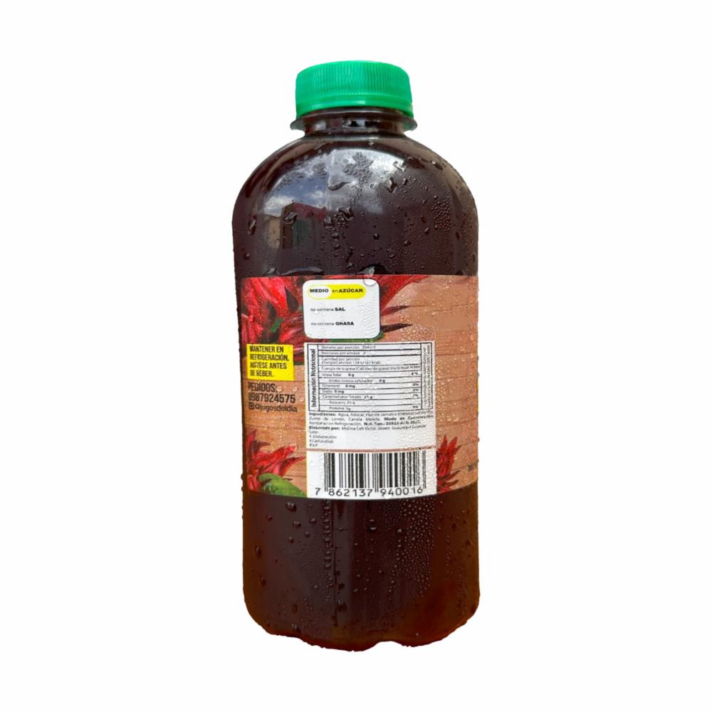 Bebida De Jamaica JUGOS DEL DÍA 500 Ml - Imagen 2