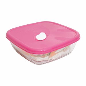 Repostero Cuadrado Con Tapa SEMPRE 1.5 Litros