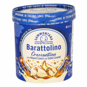 Helado De Almendra Y Caramelo Salado Barattolino SAMMONTANA 500 G