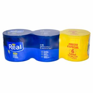 Atún Lomitos En Aceite De Girasol REAL 6 X 180 G