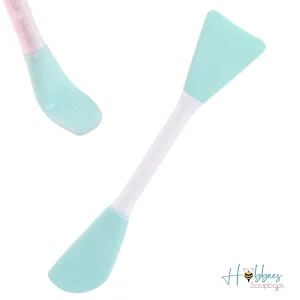 Espátula de Silicón de 2 Puntas Color Aqua