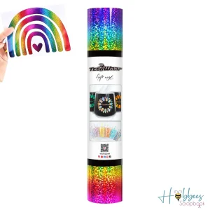 Holo Sparkle Vinyl Rainbow / Vinil Holográfico Arcoiris