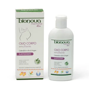 Aceite corporal emoliente y elastizante de Argán y Caléndula Mamá 100 ml. Bionova mamá
