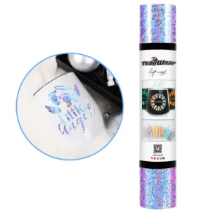 Holographic Opal Leopard Pattern Adhesive Vinyl / Vinil Adhesivo Leopardo Ópalo Holográfico