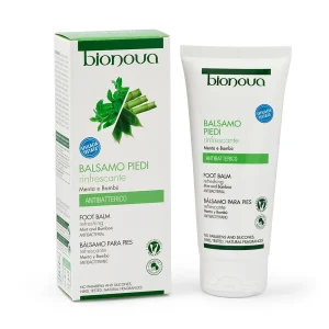 Bálsamo para pies refrescante de menta y bambú 100 ml. Bionova corporal