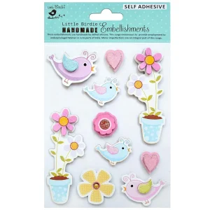 Birdie Garden 3D Stickers / Pegatinas Jardín de Pajaritos