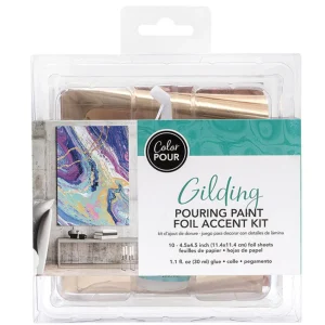 Color Pour Gilding Foil Accent Kit  / 11 Láminas Metálicas