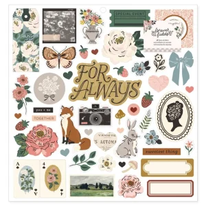 Forever Fields Large Foam Stickers / 52 Stickers de Foam