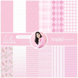 Block de Papel Decorativo Rosa