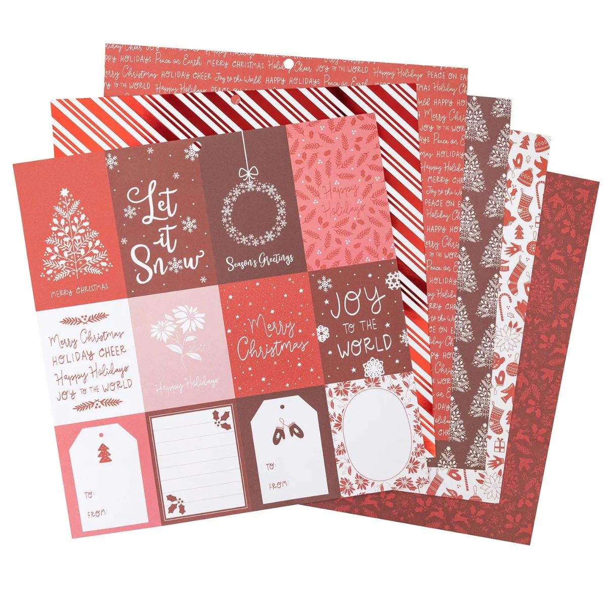 Holiday Cheer 12" / Block de Papel Navideño - Imagen 2