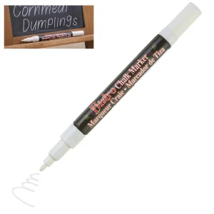 Bistro Chalk Marker Fine Point White / Marcador Blanco para Pizarrón