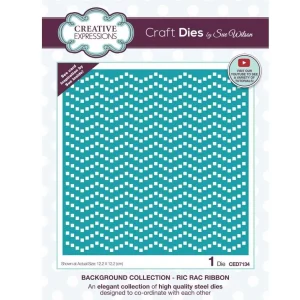 Ric Rac Ribbon DIe / Suaje de Zig Zag Cuadriculado