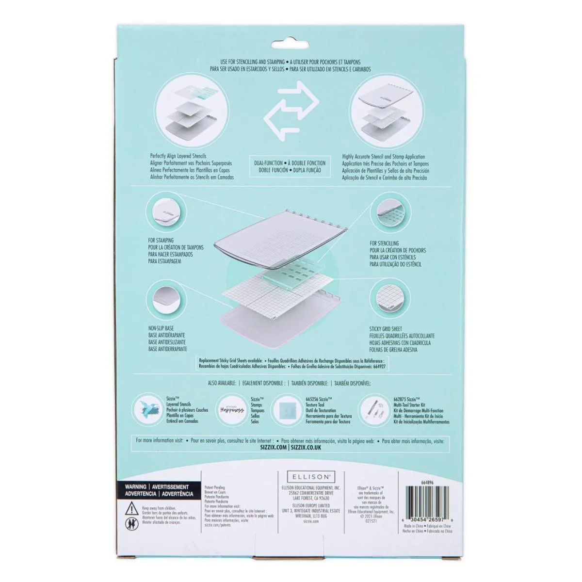 Stencil & Stamp Tool / Herramienta Para Plantillas y Sellos - Imagen 8