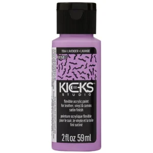 Kicks Studio Shoe Acrylic Paint Lavender / Pintura Acrílica para Cuero, Vinil y Tela