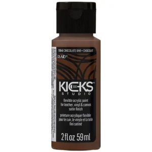 Kicks Studio Shoe Acrylic Paint Chocolate Bar / Pintura Acrílica para Cuero, Vinil y Tela
