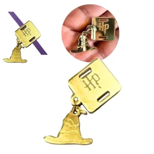 Dije de Acrílico para Encuadernación Dorado Harry Potter