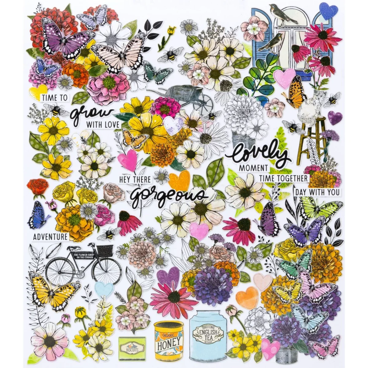 The Flower Emporium Icon Die-Cuts / Adornos Icónicos De Colección Emporio De Flores - Imagen 2