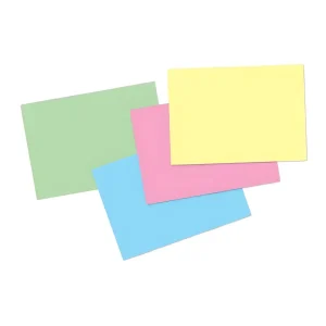 50 Hojas De Papel Arcoíris 1/2 Carta Para Encuadernar