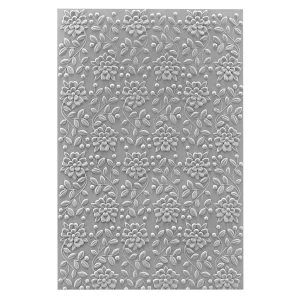 3D Textured Impressions Floral & Vine / Folder De Grabado 3D Floral & Vine