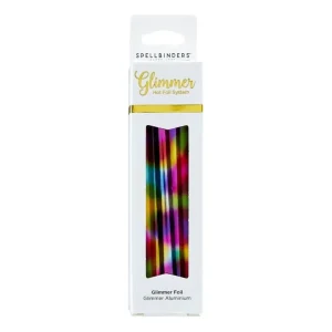 Glimmer Hot Foil Roll - Rainbow Confetti / Rollo Lamina Brillante Confeti Arcoíris