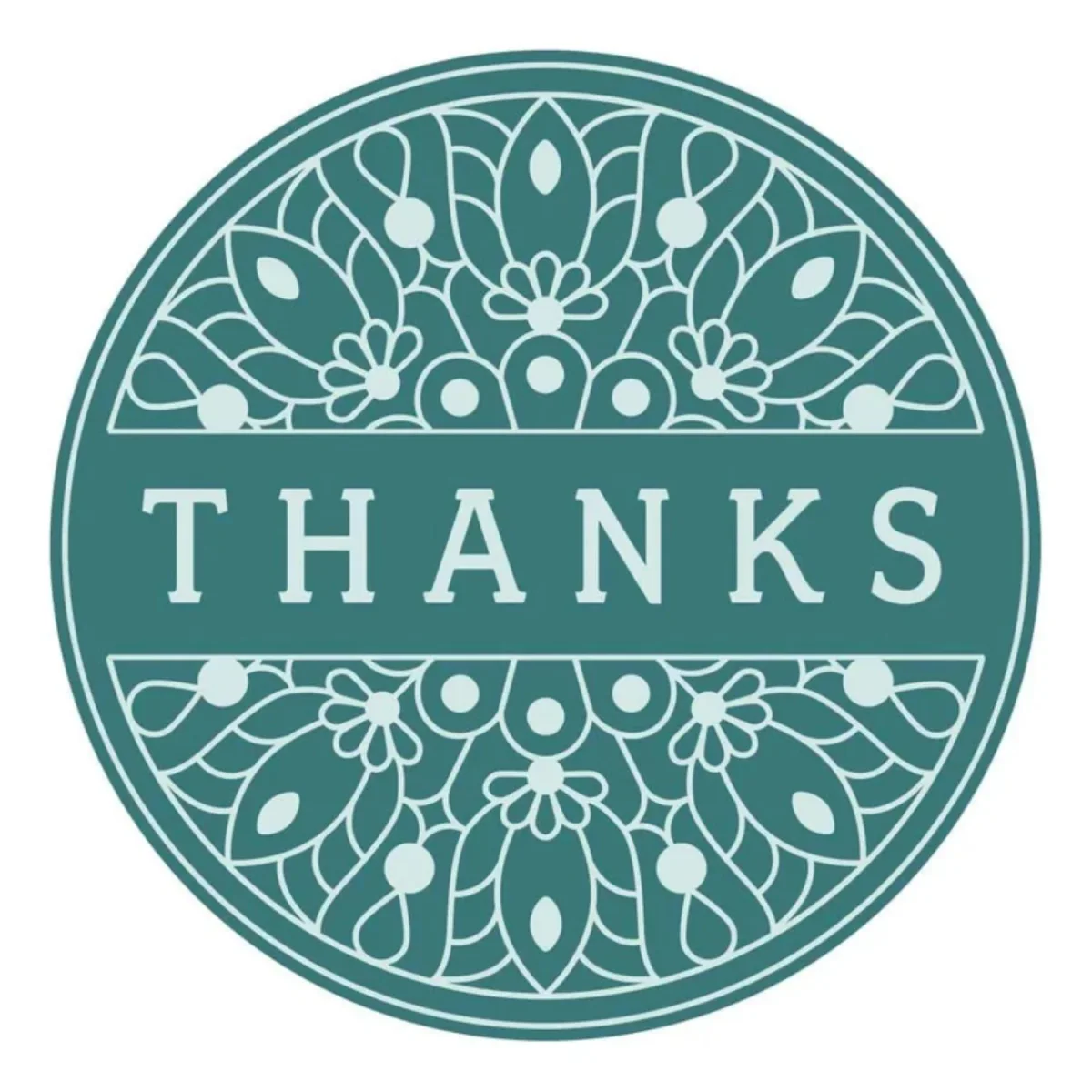 Thanks Mandala Brass Wax Seal Stamp / Sello Para Lacre Gracias Mandala - Imagen 3