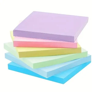 6 Blocks de Notas Post It de Colores Pastel