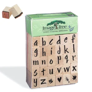 Susy Ratto Brush Letter Alphabet / Sellos de Madera de Alfabeto