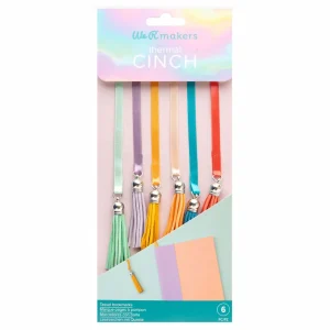 Thermal Cinch Bookmark Rainbow Tassel / Marcador de Encuadernación Térmica con Borla Arcoíris