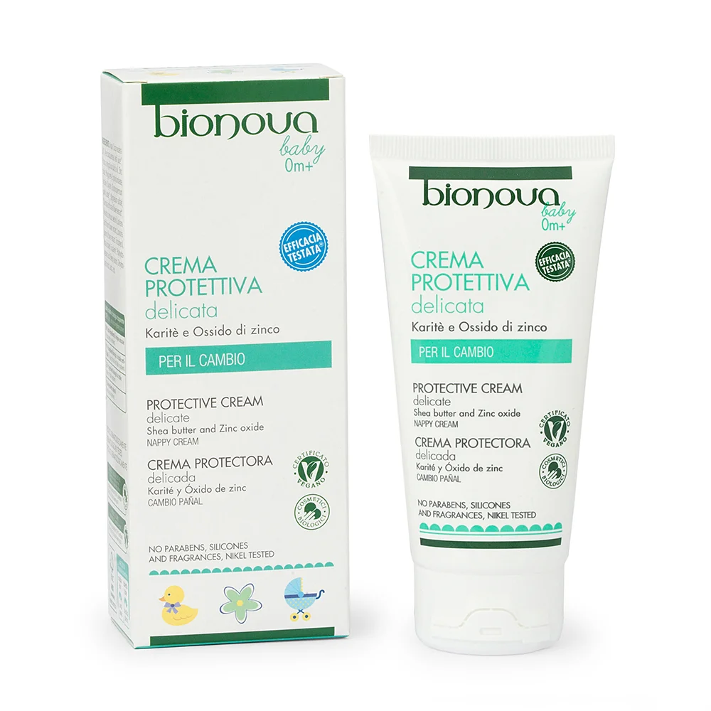 Crema protectora de pañal de Karité y óxido de Zinc 75 ml. Bionova bebé