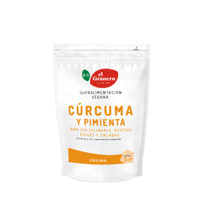 CÚRCUMA Y PIMIENTA BIO, 200 G