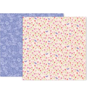 Bloom Street Patterned Paper #3 / Papel Estampado Doble Cara