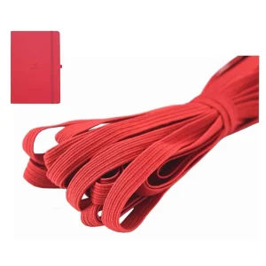 Elástico Rojo para Encuadernación 2m.