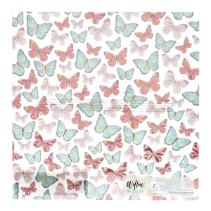 Willow Vellum Paper Sheet / 1 Hoja Papel Albanene Mariposas 12"