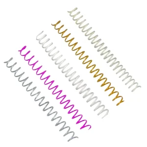 5 Espirales para Encuadernación 3:1, 15mm, Color Mixto #70