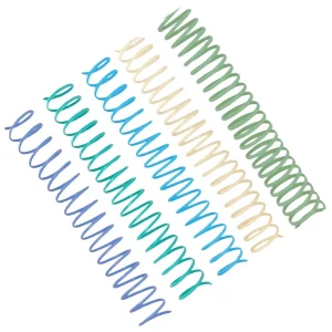 5 Espirales para Encuadernación 3:1, 25mm, Color Mixto #83