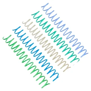 5 Espirales para Encuadernación 3:1, 20mm, Color Mixto #87