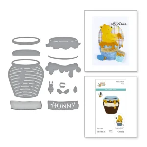 Pooh's Hunny Pot Etched Dies / Suaje Tarro De Miel Winnie The Pooh Colección