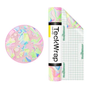 Candy Color Sparkle Fluid Art Vinyl / Vinil Arte Fluido Brillante