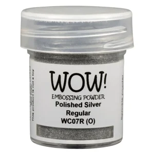 Polished Silver Embossing Powder / Polvo De Realce Plata Pulida