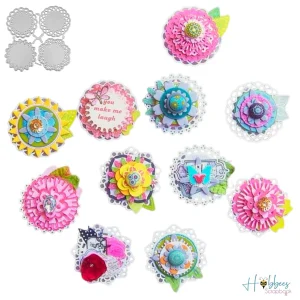 Suajes de 4 Blondas Pequeñas